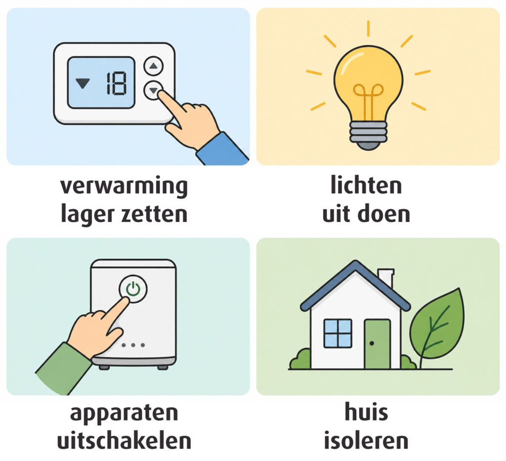plaatje met hoe je kunt besparen